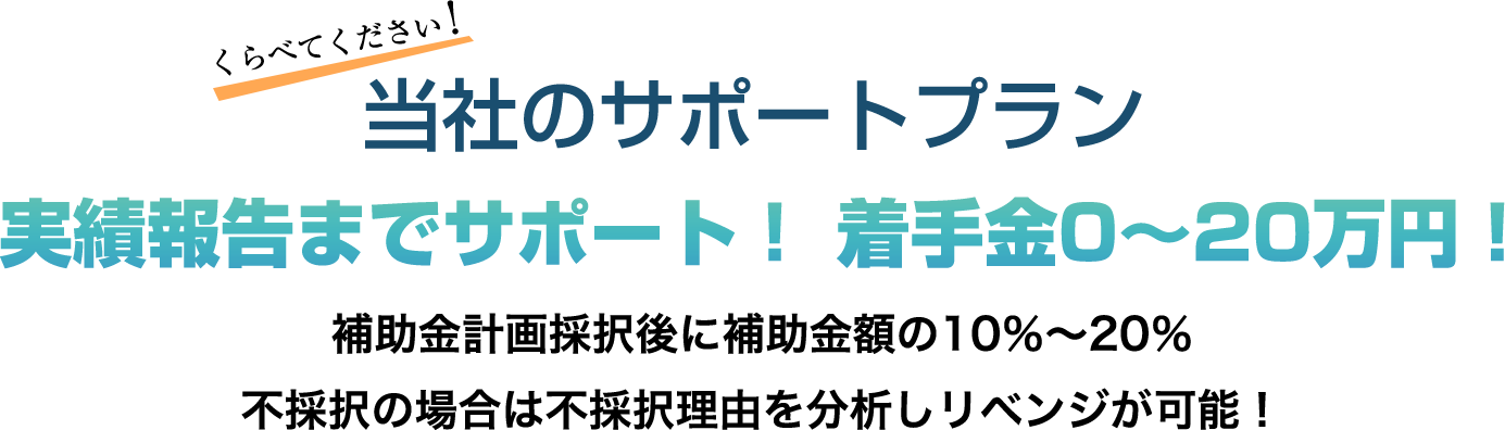 当社のサポートプラン
